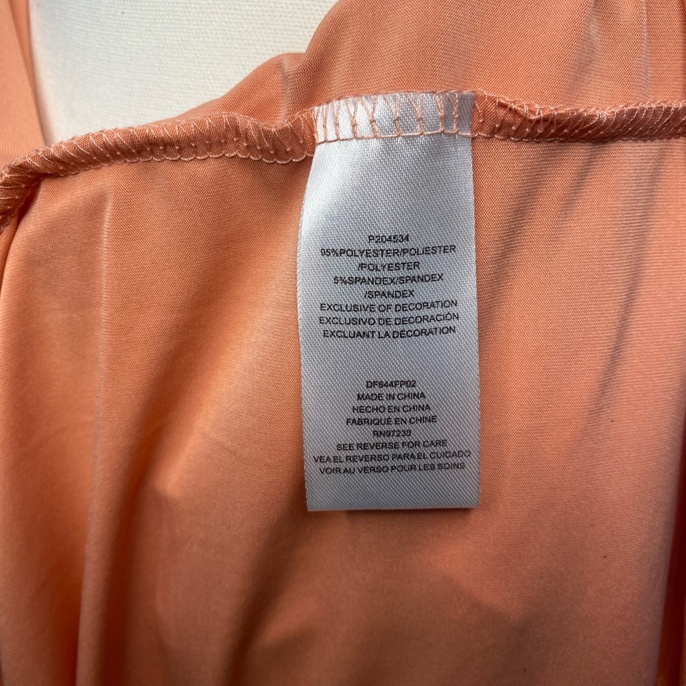 (NWT) almost famous color light orange, size Large - Picture 12 of 13